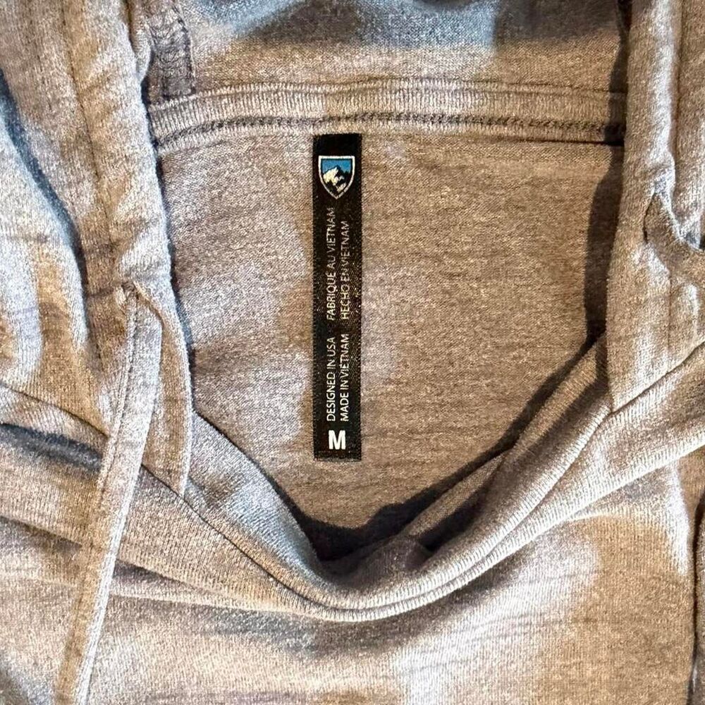 Kuhl women's blue-grey long sleeve hoodie Size M - Picture 4 of 4